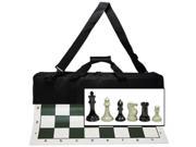 Tournament Chess Set w Black Canvas Bag MINT New