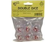 d10 Double Dice Assorted 6 MINT New