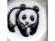 d6 16mm Panda Dice White w Black 5 MINT New