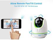 WiFi Wireless 720P WiFi IP Camera Two Way Audio Baby Monitor Pan Tilt Security Camera Easy QR CODE Scan Connect