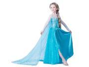 ZNUONLINE Frozen Elsa Dresses Kids Girls Costume Dresses Cosplay Costume Tops Clothes Party Helloween Christmas Xmas New Year Birthday Gift