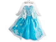 ZNUONLINE Stunning Frozen Elsa Princess Dresses Girls Kids Queen Dress for Cosplay Costume Party Helloween Christmas Xmas New Year Birthday Gift