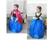 ZNUONLINE 240133_3 Frozen Anna Princess Dresses for Girls