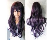 ZNUONLINE Fashion Long Full Head Curly Wavy Hair Wig Multic colors 80cm Heat Wigs Resistant for Women Ladies Girls Cosplay Party Costume Carnival Halloween Apri