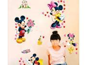 Mickey and Minne Height Measurement Wall Stickers Decals Paper Removable PVC Home Living Dinning Room Bedroom Art Murals DIY Stick Girls Boys kids Nursery Baby