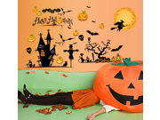 Halloween Sticker Removable Living Room Television Background PVC Wall Stickers Wall Sticker Decals for Baby Room Kid s Bedroom Nursery Wall Decal Decor Wallpap