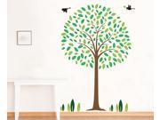 Happy Tree Personalised Vinyl Sticker Decal Family Wall Art Design Baby Kids Bedroom Bathroom Window Setting Room DIY Removable Quote Vinyl Wall Decor Mural