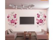 ZNUONLINE Flower Removable Art Wall Stickers Decals for Home Room Bedroom Living Room Decor