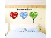 ZNUONLINE Sweet Home Quote Removable Decal Home Room Bed Room Kids Room Decor Nursery Peel and Stick Wall Art Stickers Decals