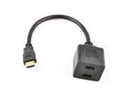 HDMI Male to 2X HDMI Female Y Splitter Adapter Cable for Plasma Digital TFT LCD