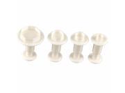 ZNUONLINE Polygon Shape Cake Cookie Plunger Cutter Mold 4 Pieces Set