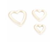 ZNUONLINE Love Heart Shape Cake Cookie Plunger Cutter Mold 3 Pieces Set