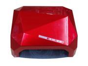 ZNUONLINE Light Diamond Shape LED Curing Nail UV Lamp Manicure Light Dryer 18W Red