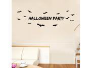 ZNUONLINE Wall Decor Halloween Bats Vampire Bat Wall Sticker