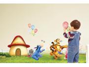 Removable Wall Home Decals Stickers Decoration Winnie The Pooh Art Murals DIY Stick Paper for Girls Boys kids Nursery Baby Room Playroom