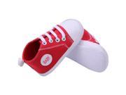 ZNU Baby Boys Girls Crib Shoes Soft Sole Shoes Infant Toddler Canvas Sneakers 0 37 Monthes
