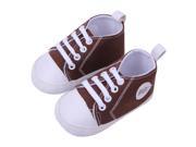 ZNU Baby Boys Girls Crib Shoes Soft Sole Shoes Infant Toddler Canvas Sneakers 0 23 Monthes
