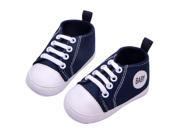ZNU Baby Boys Girls Crib Shoes Soft Sole Shoes Infant Toddler Canvas Sneakers 0 26 Monthes