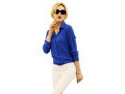 ZNUONLINE Womens Long sleeve Tops OL Lady Casual Blouse Office Chiffon Button down Shirts