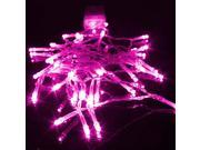 1M 10Lights Waterproof AA Battery Box LED Lights Christmas Fairy String Lights for Outdoor Gardens Homes Wedding Christmas Party Pink