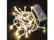 1M 10Lights Waterproof AA Battery Box LED Lights Christmas Fairy String Lights for Outdoor Gardens Homes Wedding Christmas Party Warm White