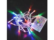 5M 50Lights Waterproof AA Battery Box LED Lights Christmas Fairy String Lights for Outdoor Gardens Homes Wedding Christmas Party Multi Colors