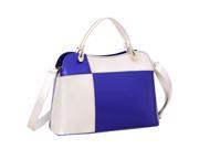 Promithi Womens’ Korean Style PVC Contrast Color Shoulder Bag Handbag