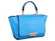 Promithi Womens Crocodile Pattern PU Leather Shoulder Bag Handbag