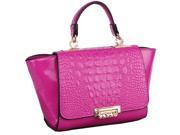 Promithi Womens Crocodile Pattern PU Leather Shoulder Bag Handbag