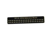 GPIO Pin Reference Board for Raspberry Pi B Black