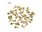 DIY M3 4 6mm Hex Brass Standoff Spacers Screw Nuts for PCB Board Antique Brass 40 PCS