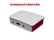 Official Raspberry Pi ABS Case for Raspberry Pi 3 Model B Only White Red