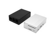 Aluminum Alloy Case with Light Pipe for Raspberry Pi 3 Model B Silver