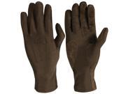 Isotoner A21524 Womens Stretch Classics Fleece Lined Gloves One Size Brown