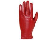 Isotoner A22817 Women s Lined Leather Gloves Red Size 7