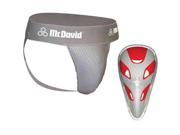 McDavid Classic Logo 3300CF CL Athletic Supporter W Flexcup Mesh Gray Large