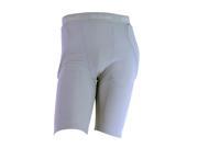 McDavid Classic 755 CL Pro Model Padded Football Shorts Thigh Pocket Gray