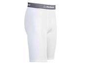 McDavid Classic Logo 810 CL Deluxe Compression Shorts White Large