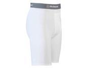 McDavid 710 C CL Compression Shorts w cup pocket White Large