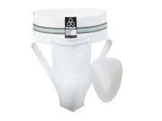 McDavid 3222Y CL Classic Logo Youth Soft Cup Strap Supporter White Youth Regular