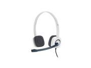 Logitech Stereo Headset H150 Cloud White