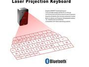 Wireless virtual laser keyboard for Ipad Iphone For tablet PC smart phone Projected Virtual Bluetooth keyboard keypad Second Generation with mouse function