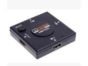 3Port 1080P HDMI Switch Switcher Splitter Video Selector Hub Box HDTV For PS3 DVD US support 3D
