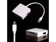 Mini Display Port switch mini dp to HDMI DVI DP 3 in1 converter for Apple MacBook Pro Air iMAC Audio Video cable