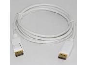Display Port Male To Display Port Male DP Cable 1.8M Length Support HD Video
