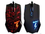 Q7 Black Backlit Gaming mouse wired USB 3200 DPI mouse 8 keys 8button Mouse with lamp For LOL esports CF specific Game