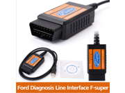 USB scanning tools F super 16PIN Ford ISO9141 SCP CAN equipment car OBD car obd2 scan tools Diagnostic