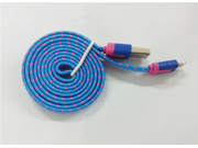 USB to micro USB Cable Braided Woven Sync USB Data Line Cable Adapter for phone