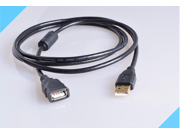 Super High speed 1.5 meters USB 2.0 extension male to female data connecting cable with USB 2.0 Type A Male to Female Black 3 Feet