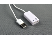 USB 2.0 Virtual 7.1 Channel Audio Sound Card Adapter 3D for XP Windows 7 Mac EXTERNAL LAPTOP HEADPHONE SOUND CARD ADAPTER